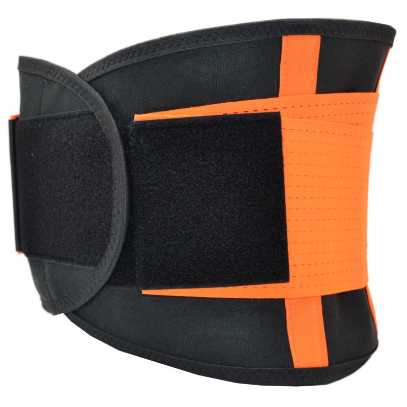 Пояс компресійний MadMax MFA-277 Slimming belt Black/neon orange S