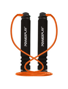 Скакалка PowerPlay 4205 Classic Plus Jump Rope Помаранчева (2,7m.)