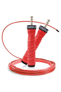 Скакалка швидкісна на підшипниках PowerPlay 4208 Fitness Jump Rope Червона (3m.)