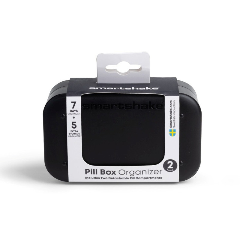 Таблетниця Smartshake Pillbox Organiser 2-pack Black