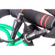 Трубчатый эспандер для фитнеса с ручками U-POWEX Latex resistance tube 20LB Green (9 кг.)