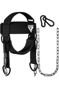 Тяга для шеи RDX H2 Neck Harness Black Plus