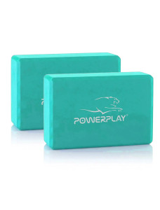 Блок для йоги 2 шт. (пара) PowerPlay 4006 Yoga Brick EVA Мятні