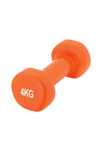 Гантель вінілова PowerPlay 4125 Achilles 4 кг. Помаранчева (1шт.)