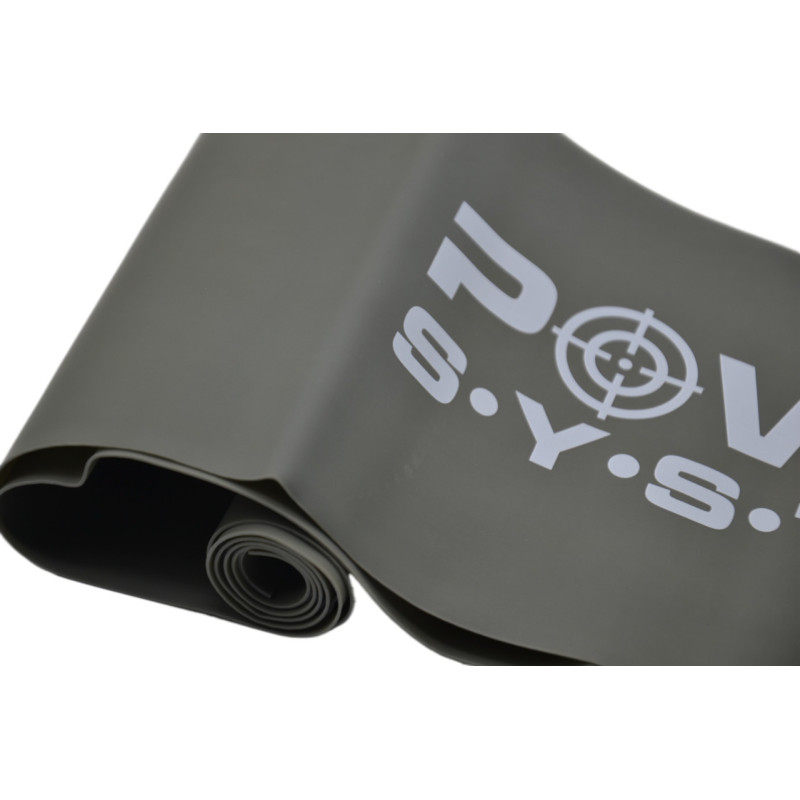 Стрічка-еспандер для спорту та реабілітації Power System PS-4123 Flat Stretch Band Level 3 Black (12-15кг.)