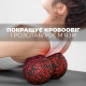 Масажний м*яч подвійний PowerPlay PP-4352 Epp foam peanut ball (d8*16cm.) Чорно/Червоний