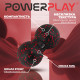 Масажний м*яч подвійний PowerPlay PP-4352 Epp foam peanut ball (d8*16cm.) Чорно/Червоний