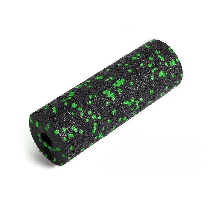 Набір для масажу та йоги PowerPlay PP_4091 EPP (2 м*ячики + валик масажер 15*5,3 см.) Green + резинка 5.5 кг.