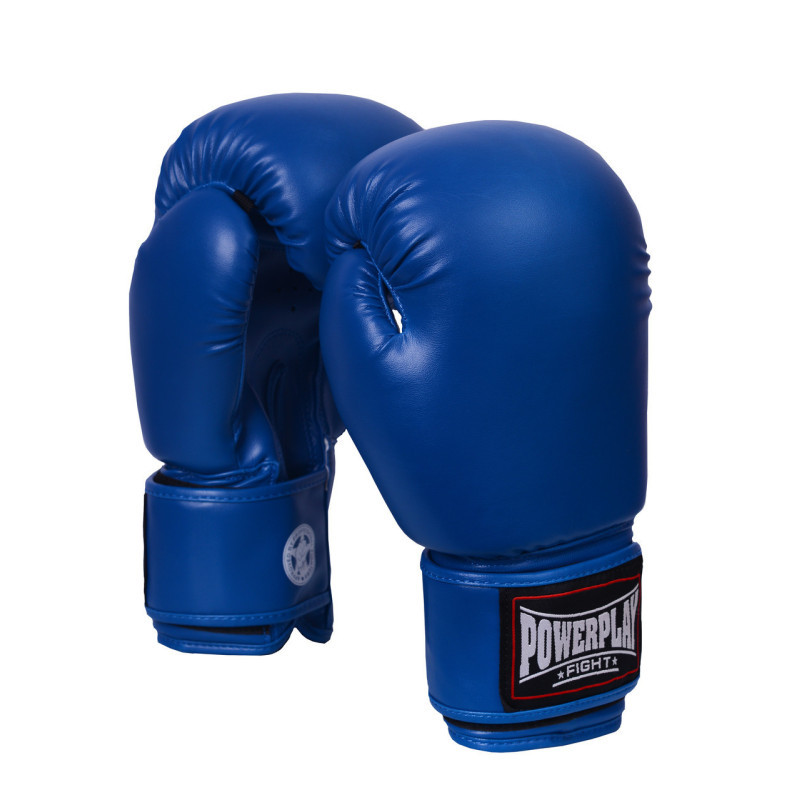 Боксерські рукавиці PowerPlay 3004 Classic Сині 14 унцій