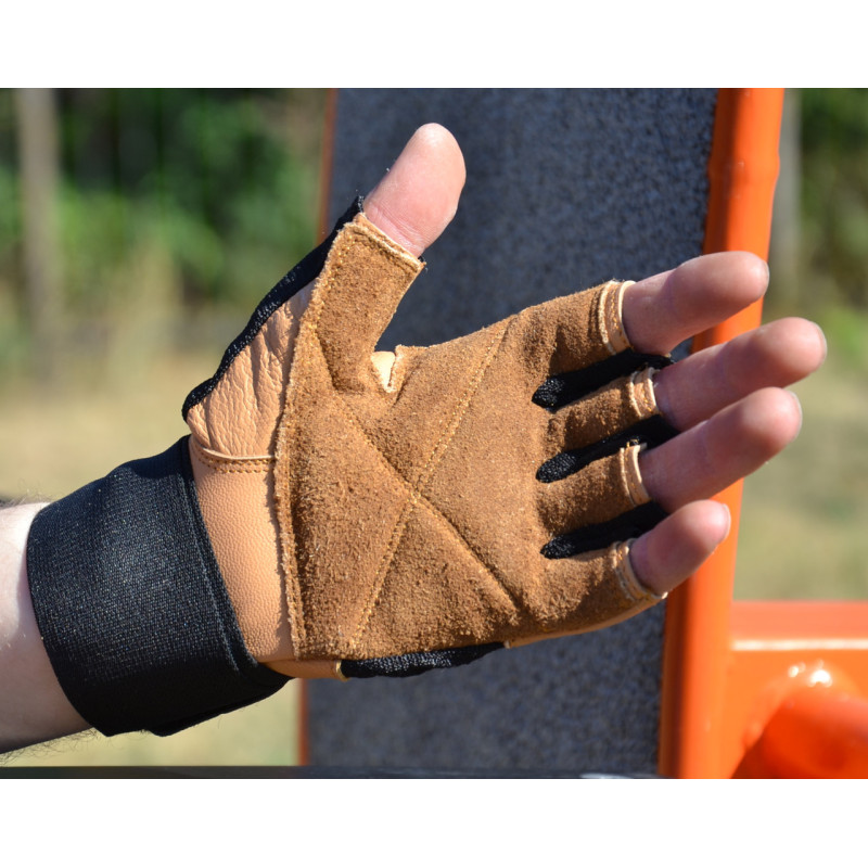 Рукавички для фітнесу MadMax MFG-269 Professional Brown S