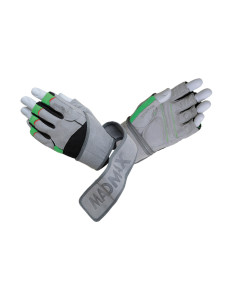 Рукавички для фітнесу MadMax MFG-860 Wild Grey/Green L