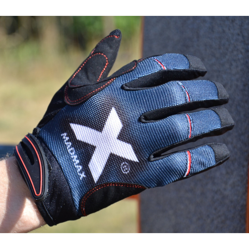 Рукавички для фітнесу MadMax MXG-102 X Gloves Black/Grey/White L