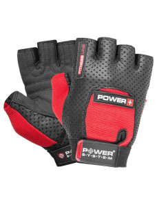 Рукавички для фітнесу Power System PS-2500 Power Plus Black/Red L