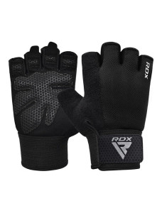 Рукавички для фітнесу RDX W1 Half Black Plus S