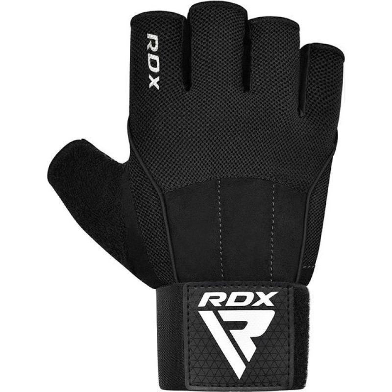 Перчатки для фитнеса RDX W3 BLACK WITH EVA PADDING-M