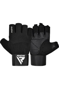 Перчатки для фитнеса RDX W3 BLACK WITH EVA PADDING-M