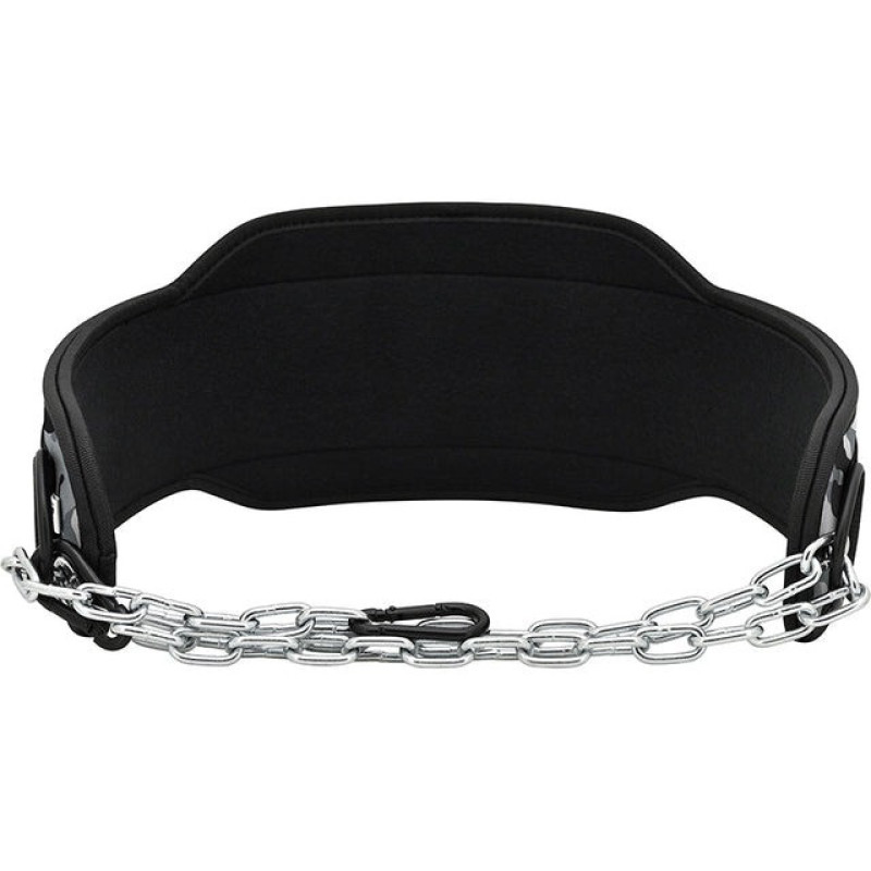 Пояс для обтяжень з ланцюгом RDX T7 Pro Dipping Belt 2 Layer неопреновий Black