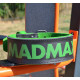 Пояс для важкої атлетики MadMax MFB-302 Quick Release Belt шкіряний Black/Green XXL
