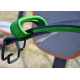 Пояс для важкої атлетики MadMax MFB-302 Quick Release Belt шкіряний Black/Green XXL