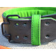 Пояс для важкої атлетики MadMax MFB-302 Quick Release Belt шкіряний Black/Green XXL