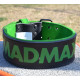 Пояс для важкої атлетики MadMax MFB-302 Quick Release Belt шкіряний Black/Green XXL