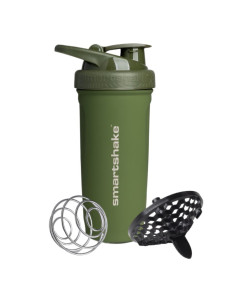 Шейкер спортивный SmartShake металлический Reforce Stainless Steel 30oz/900ml Army Green