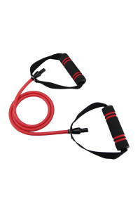 Трубчатый эспандер для фитнеса с ручками U-POWEX Latex resistance tube 30LB Red (13.5кг.)