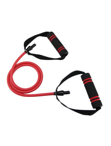 Трубчастий еспандер для фітнесу з ручками U-POWEX Latex resistance tube 30LB Red (13.5кг.)