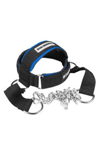 Тяга для шиї Power System PS-4039 Head Harness Black/Blue