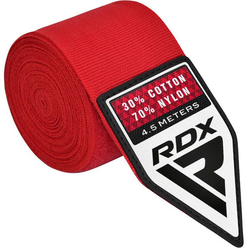 Бинты для бокса RDX WX Professional Boxing Hand Wraps Red (4.5м.)