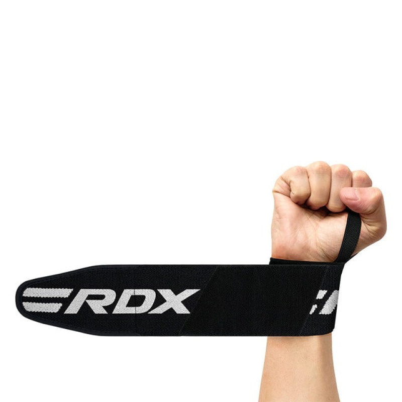 Бинти для зап*ясть (кистьові бинти) RDX W2 Gym Wrist Wraps Black Pro