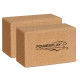 Блоки для йоги 2шт. PowerPlay PP_4006 з пробкового дерева Cork Yoga Block (пара)