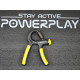 Эспандер кистевой PowerPlay PP-4323 с регулируемой нагрузкой 10-40 кг. Strength Grip Черно-желтый