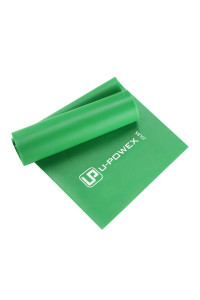 Стрічка-еспандер для фітнесу та реабілітації U-POWEX Fitness band 0.5мм. (9.1 кг) Green