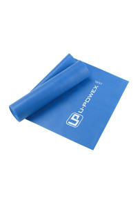 Стрічка-еспандер для фітнесу та реабілітації U-POWEX Fitness band 0.4мм. (6.8 кг) Blue