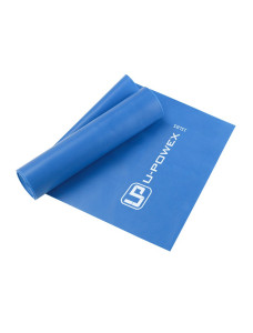 Стрічка-еспандер для фітнесу та реабілітації U-POWEX Fitness band 0.4мм. (6.8 кг) Blue