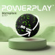 Масажний м*яч PowerPlay PP-4350 Epp Massage Ball (d8) Чорно/Зелений