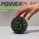 Масажний м*яч PowerPlay PP-4350 Epp Massage Ball (d8) Чорно/Зелений