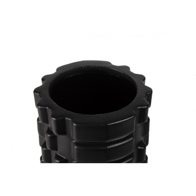 Масажний ролик (роллер) PowerPlay 4025 Massage Roller Чорний (33x14см.)