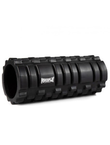Масажний ролик (роллер) PowerPlay 4025 Massage Roller Чорний (33x14см.)