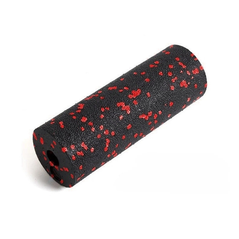 Набір для масажу та йоги PowerPlay PP_4091 EPP (2 м*ячики + валик масажер 15*5,3 см.) Red + резинка 11кг. опір