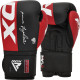 Перчатки для бокса RDX REX F4 RED/BLACK-10 унций (капа в комплекте)