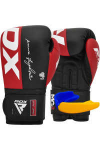 Перчатки для бокса RDX REX F4 RED/BLACK-10 унций (капа в комплекте)