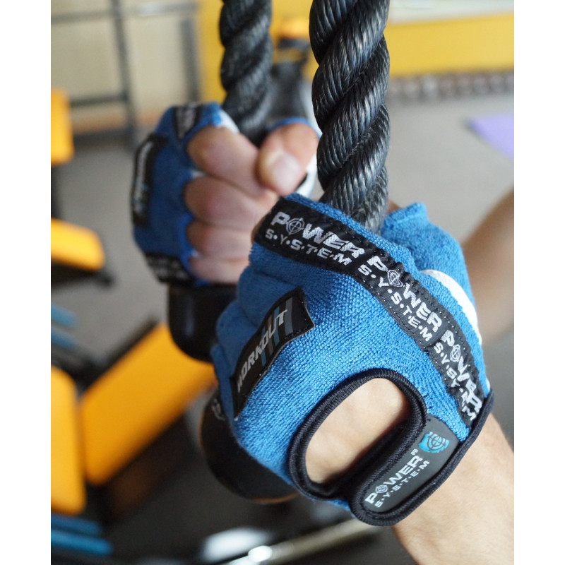 Рукавички для фітнесу Power System PS-2200 Workout Blue M