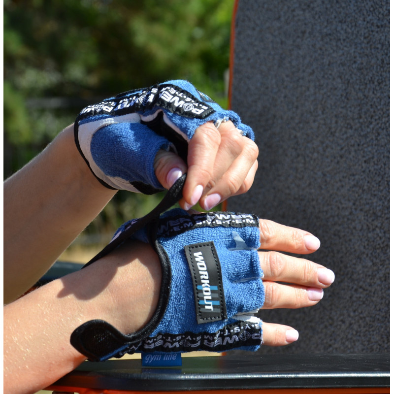Рукавички для фітнесу Power System PS-2200 Workout Blue M
