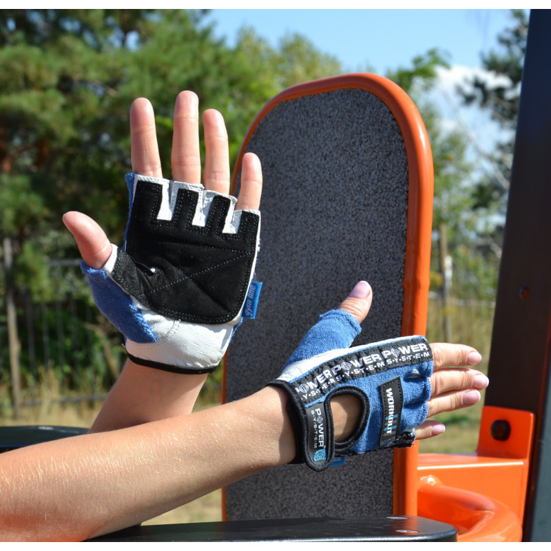 Рукавички для фітнесу Power System PS-2200 Workout Blue M