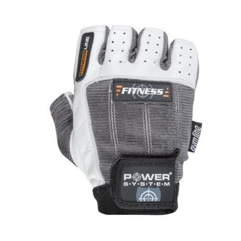 Рукавички для фітнесу Power System PS-2300 Fitness Grey/White M