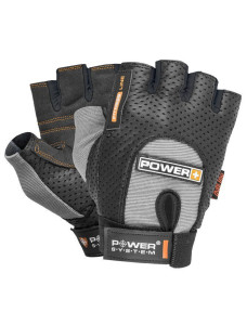 Рукавички для фітнесу Power System PS-2500 Power Plus Black/Grey M