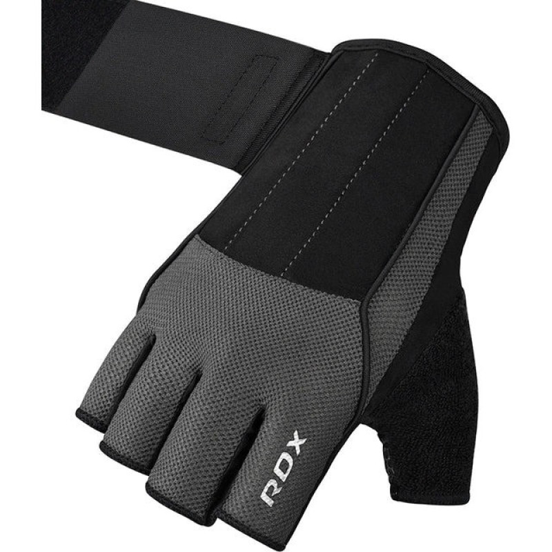 Перчатки для фитнеса RDX W3 GREY WITH EVA PADDING-S