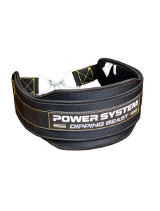 Пояс для обтяжень з ланцюгом Power System PS-3860 Dipping Beast неопреновий Black/Yellow